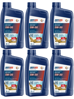 EUROLUB WIV ECO 5W-30 Motoröl 6x 1l = 6 Liter